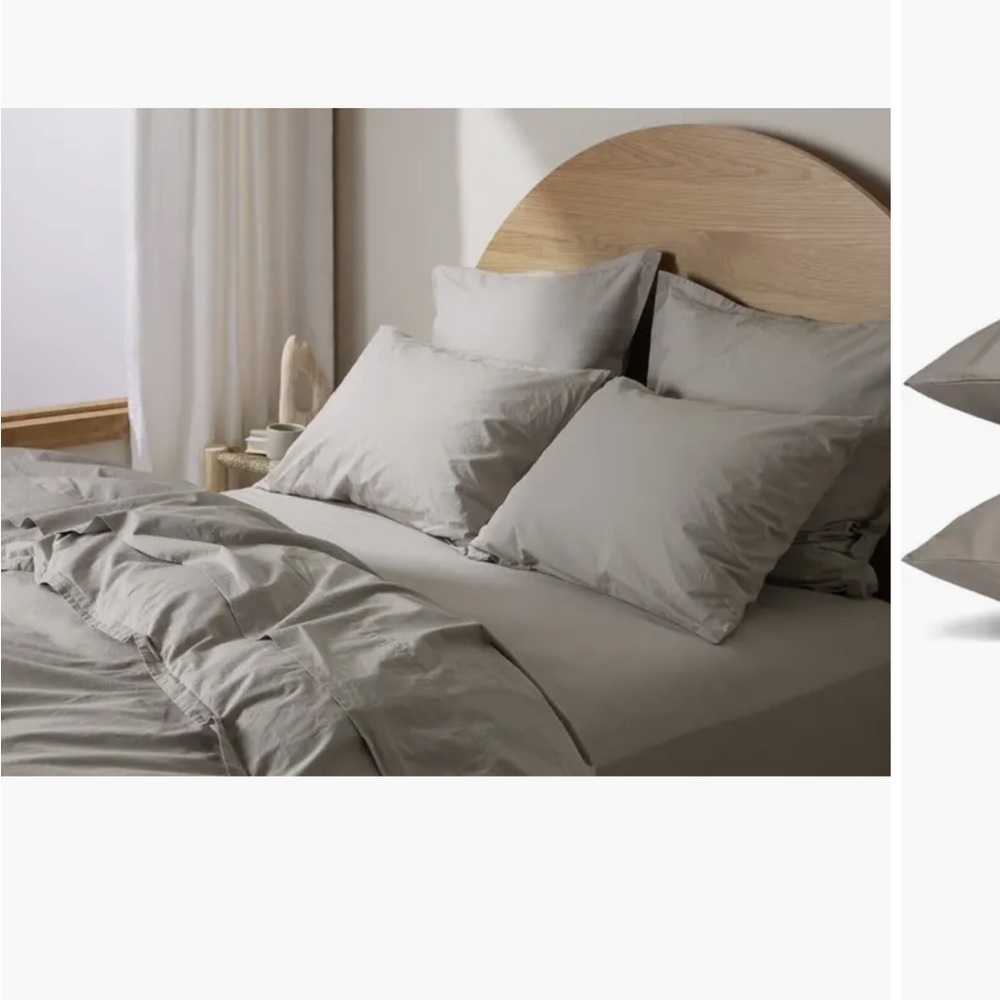 NWT Parachute Cotton Percale Pillowcases King